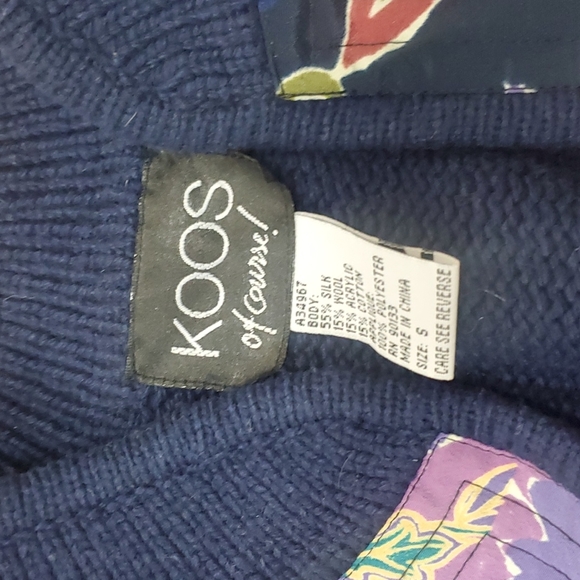 Koos of course open front cardigan sz small - Picture 2 of 5